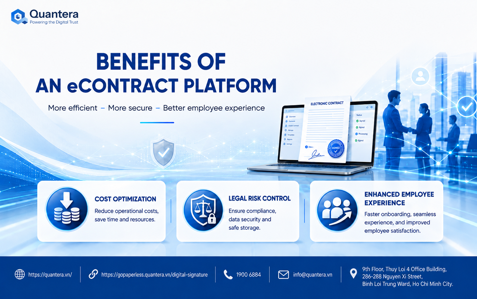 Benefits of applying a legally compliant eContract platform for enterprises