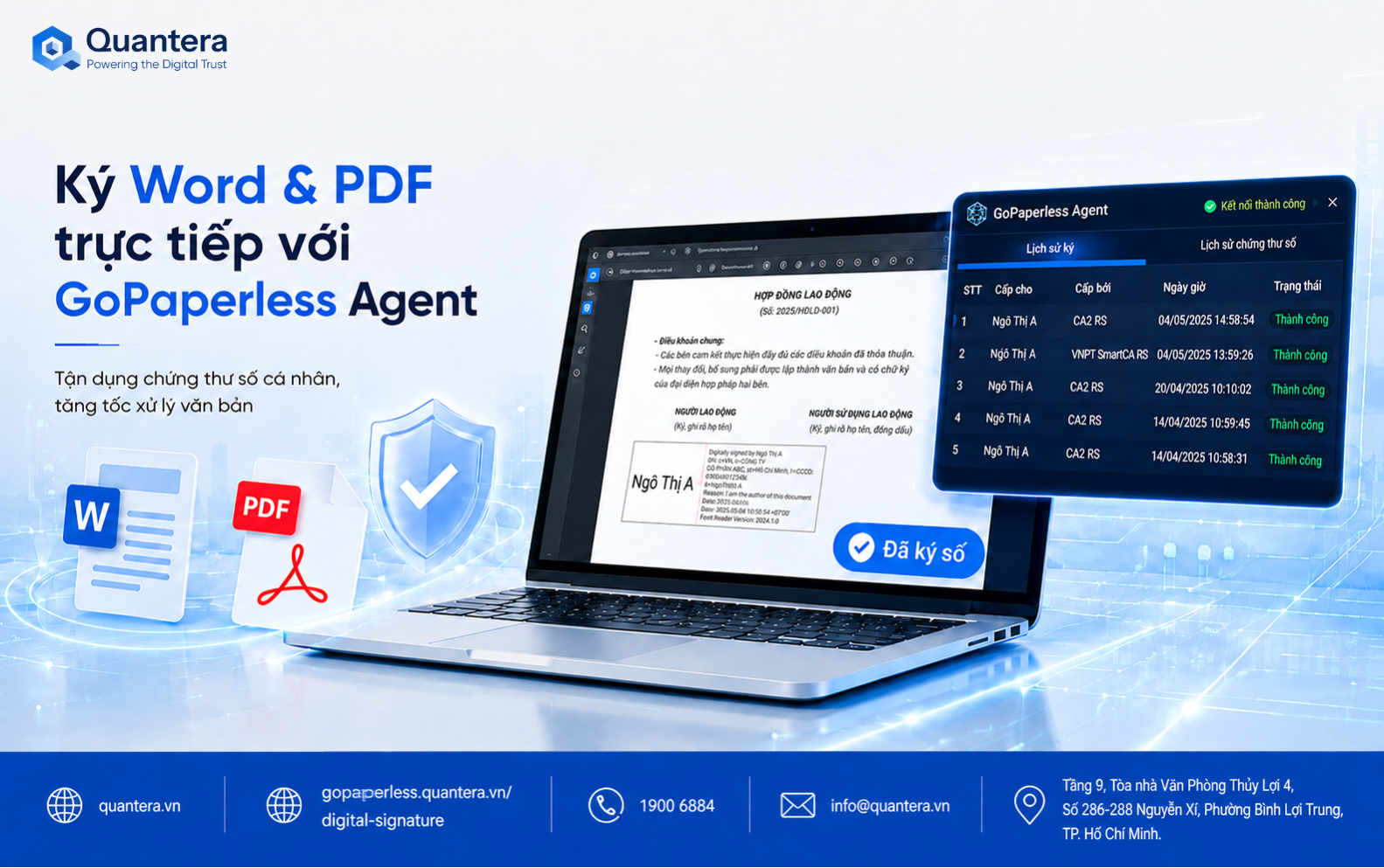 GoPaperless: Công cụ hỗ trợ ký trực tiếp tài liệu Word và PDF mượt mà không cần đổi nền tảng