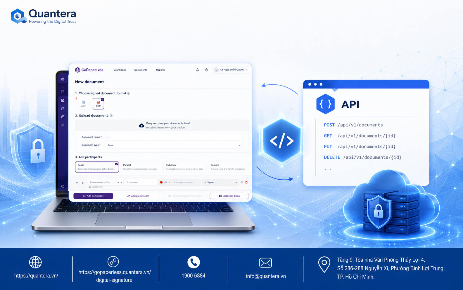 GoPaperless giải pháp hợp đồng lao động điện tử hàng đầu từ Quantera