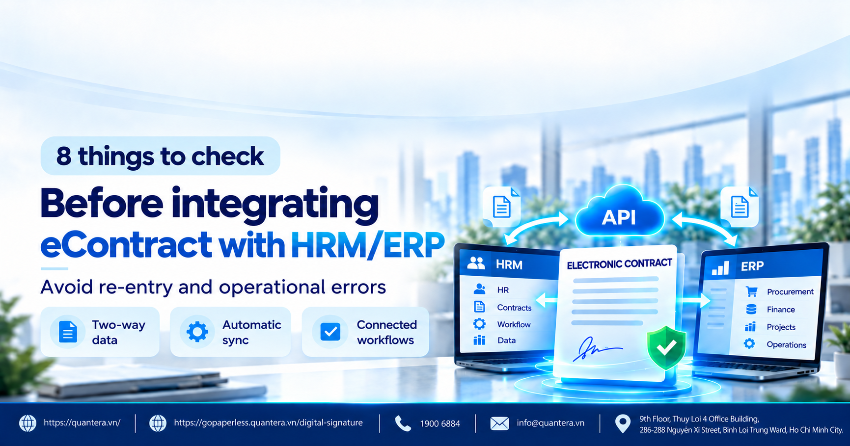 8 things to check when integrating eContract with HRM ERP