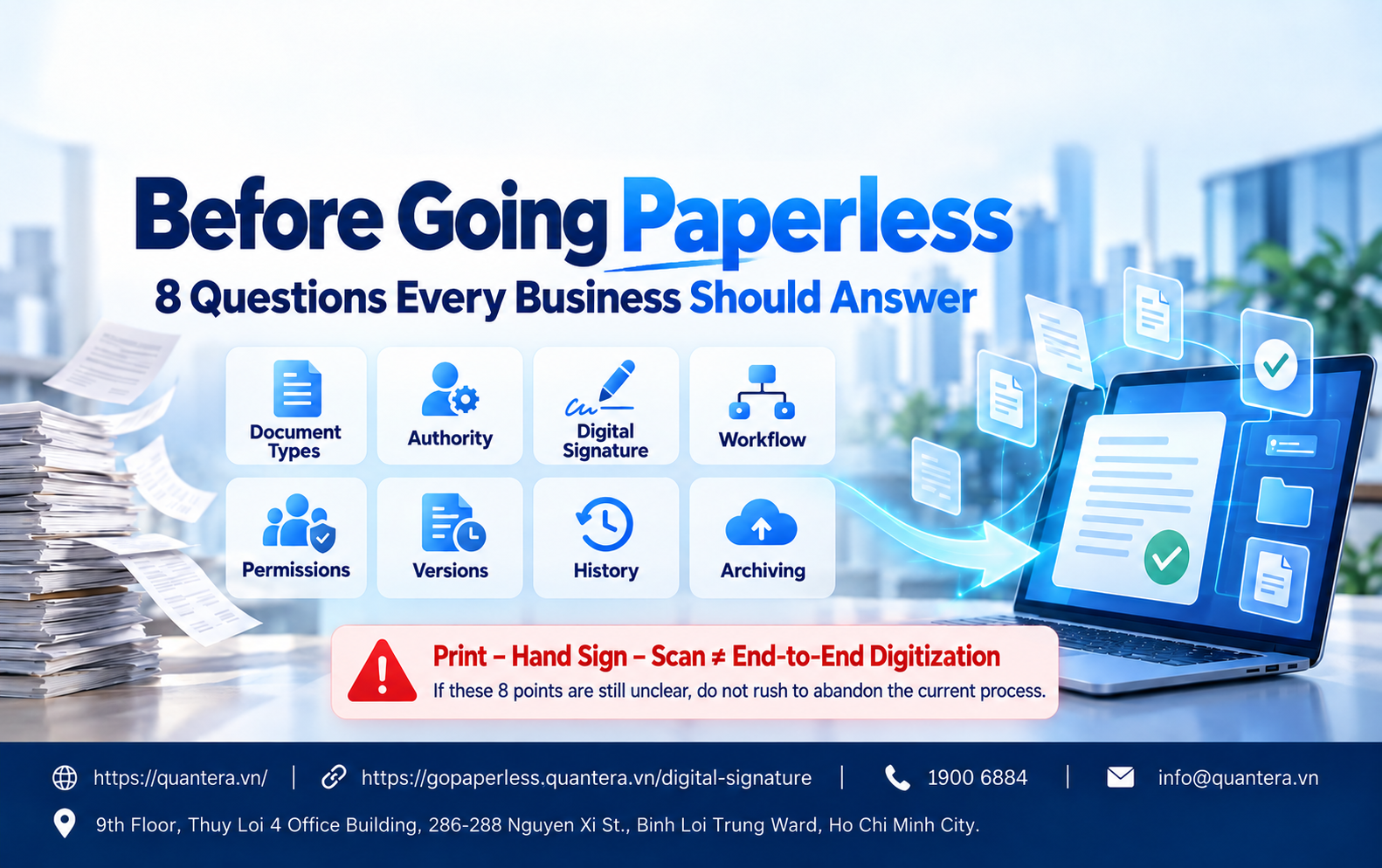 Checklist for moving approval and signing processes to electronic documents