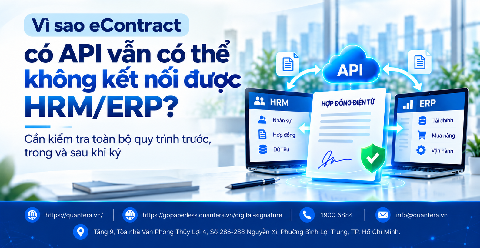 eContract có API nhưng chưa chắc kết nối được HRM ERP