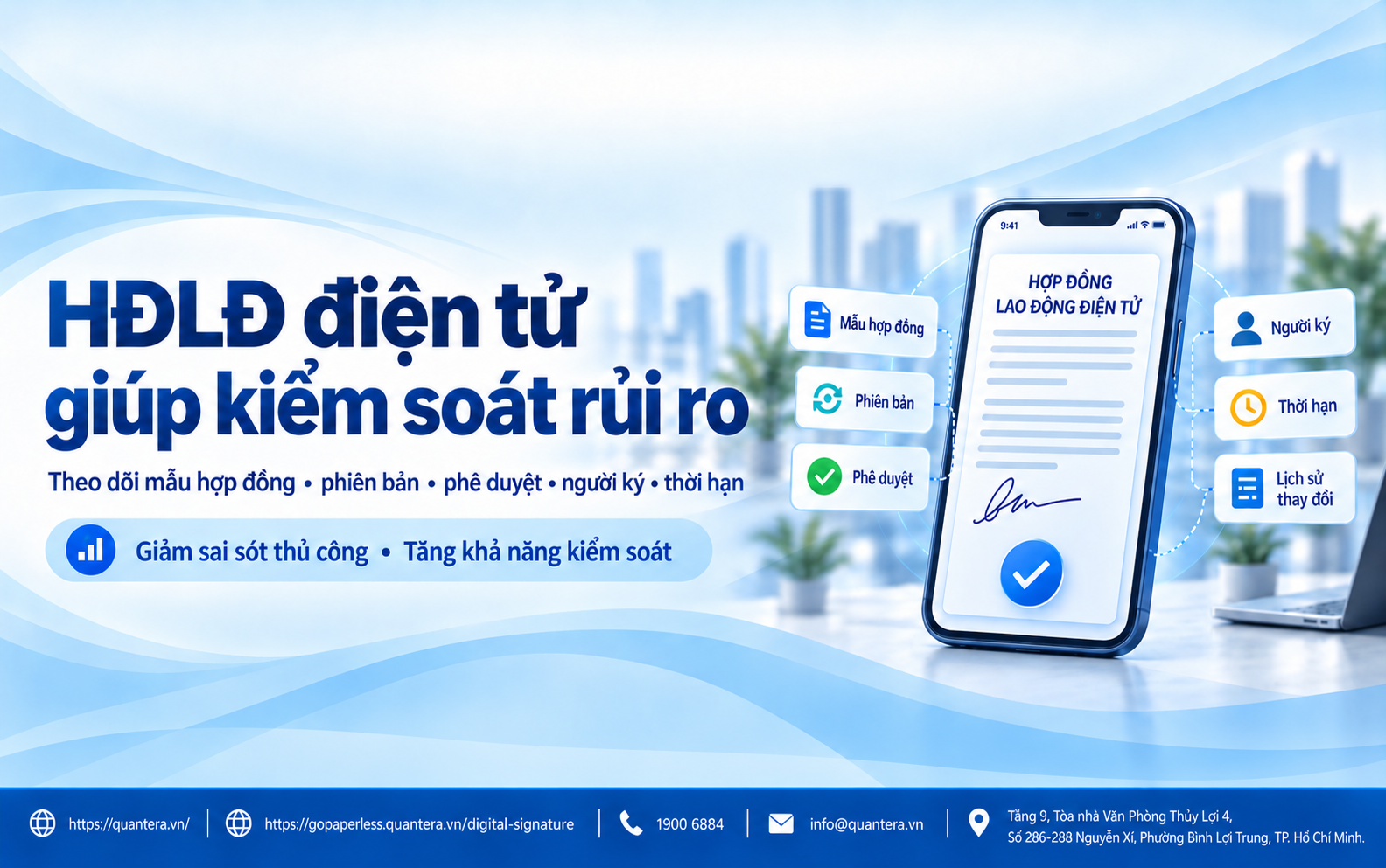 Quản lý vòng đời hợp đồng lao động điện tử