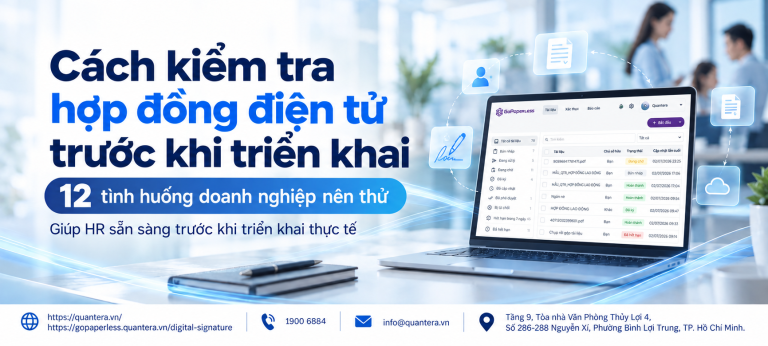 Cách kiểm tra hợp đồng điện tử trước khi triển khai