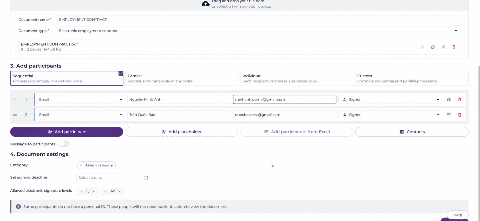 GoPaperless tracks electronic contract approval and signing flows